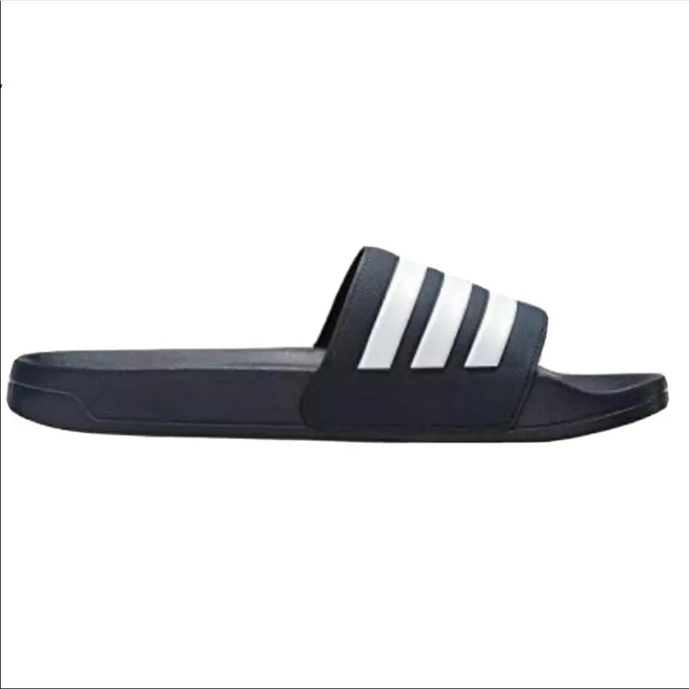 Adidas Adilette Shower Slides Black White AQ17 - Picture 2 of 3